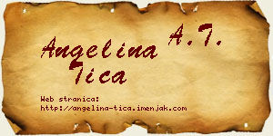 Angelina Tica vizit kartica